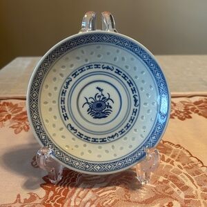 Blue & White Chinoiserie Butter Plate